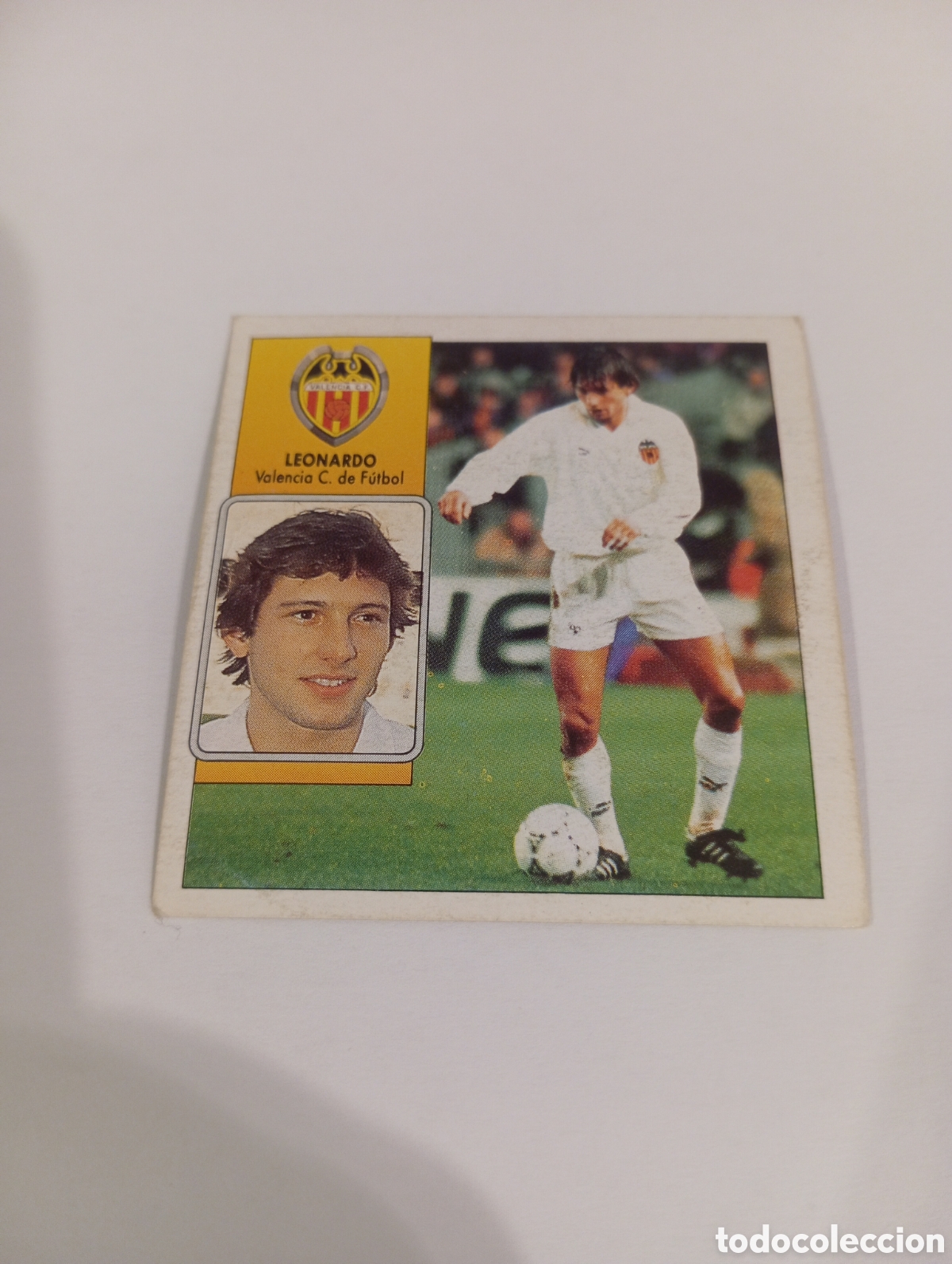 Fu&szlig;ball-Sticker: LEONARDO Valencia Este 1992 1993 NUEVO SIN PEGAR 92 93