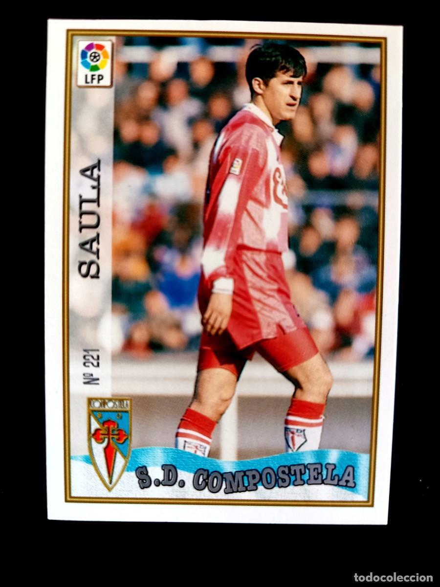 Cromos de f&uacute;tbol: 221 SAULA - S.D. COMPOSTELA - MUNDICROMO 97/98