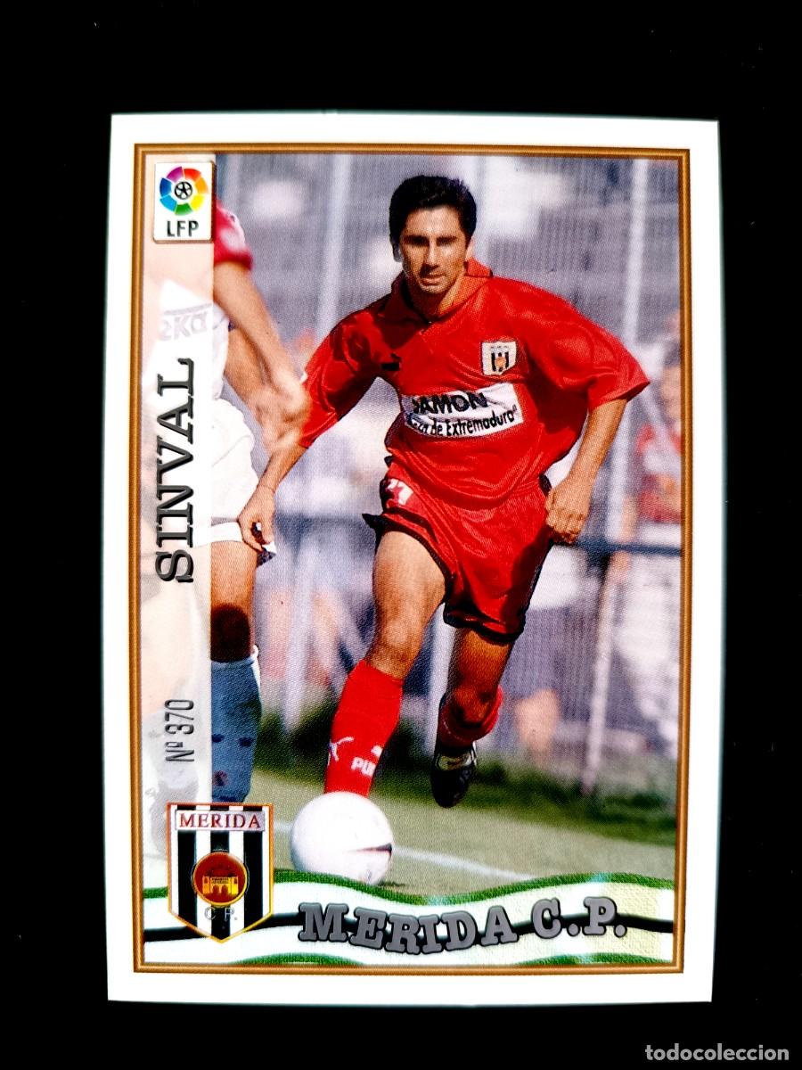 Cromos de f&uacute;tbol: 370 SINVAL - M&Eacute;RIDA C.P. - MUNDICROMO 97/98