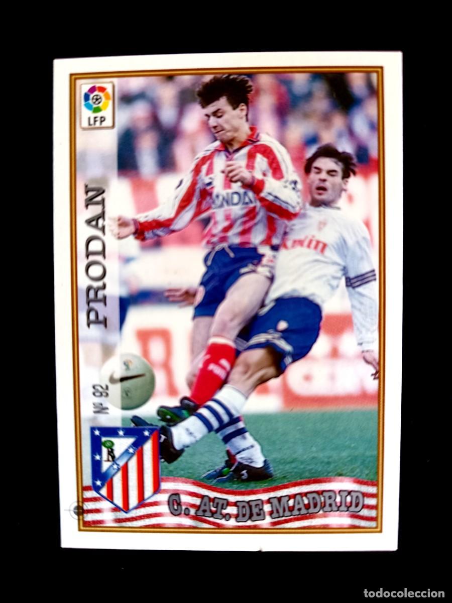 Cromos de f&uacute;tbol: 92 PRODAN - ATL&Eacute;TICO DE MADRID - MUNDICROMO 97/98