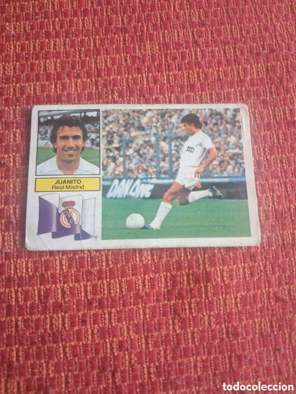 Cromos de f&uacute;tbol: Liga este 82 83 juanito del Real Madrid recuperado del &aacute;lbum ver fotos