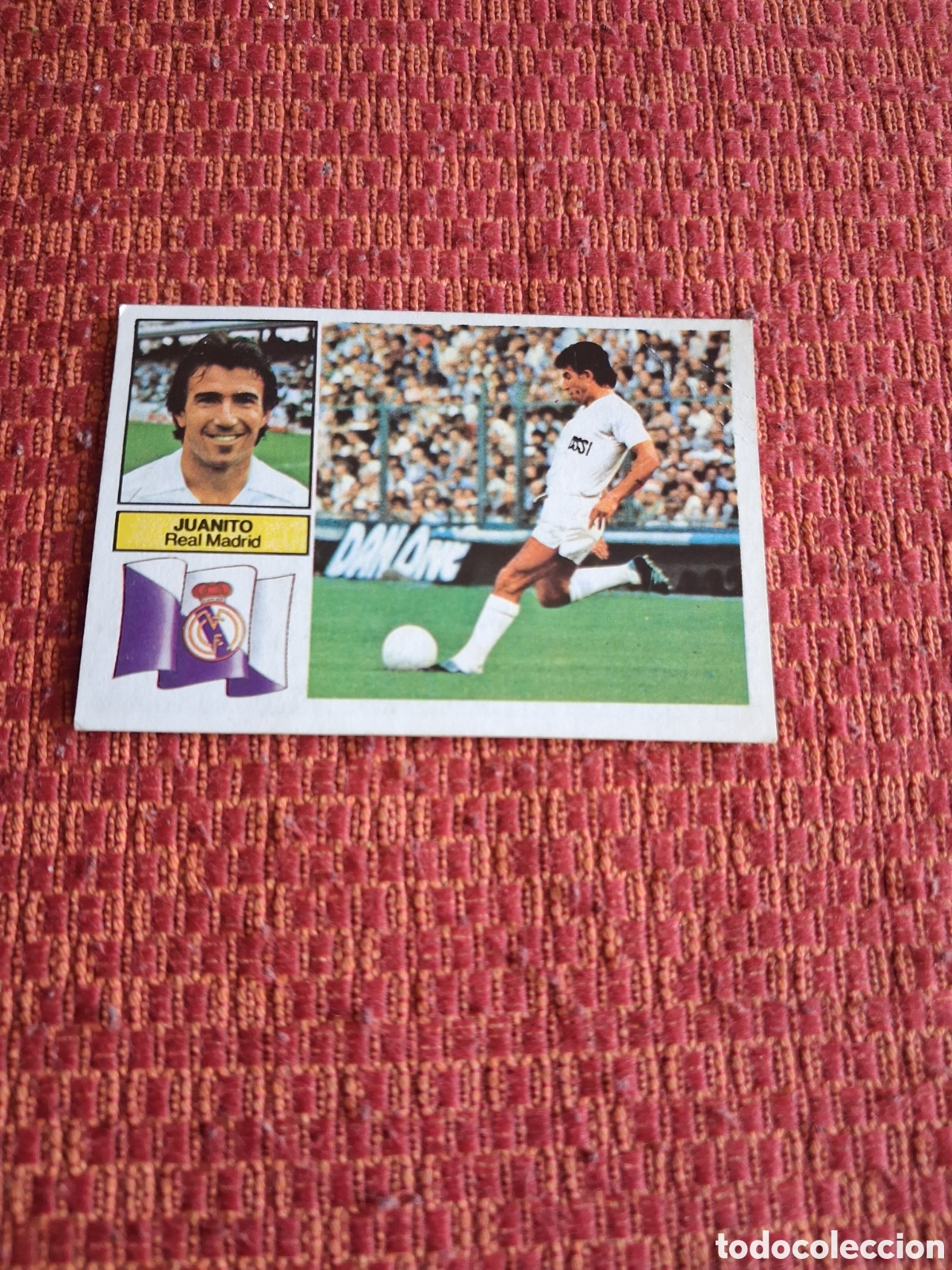Cromos de f&uacute;tbol: Liga este 82 83 juanito del Real Madrid recuperado del &aacute;lbum ver fotos