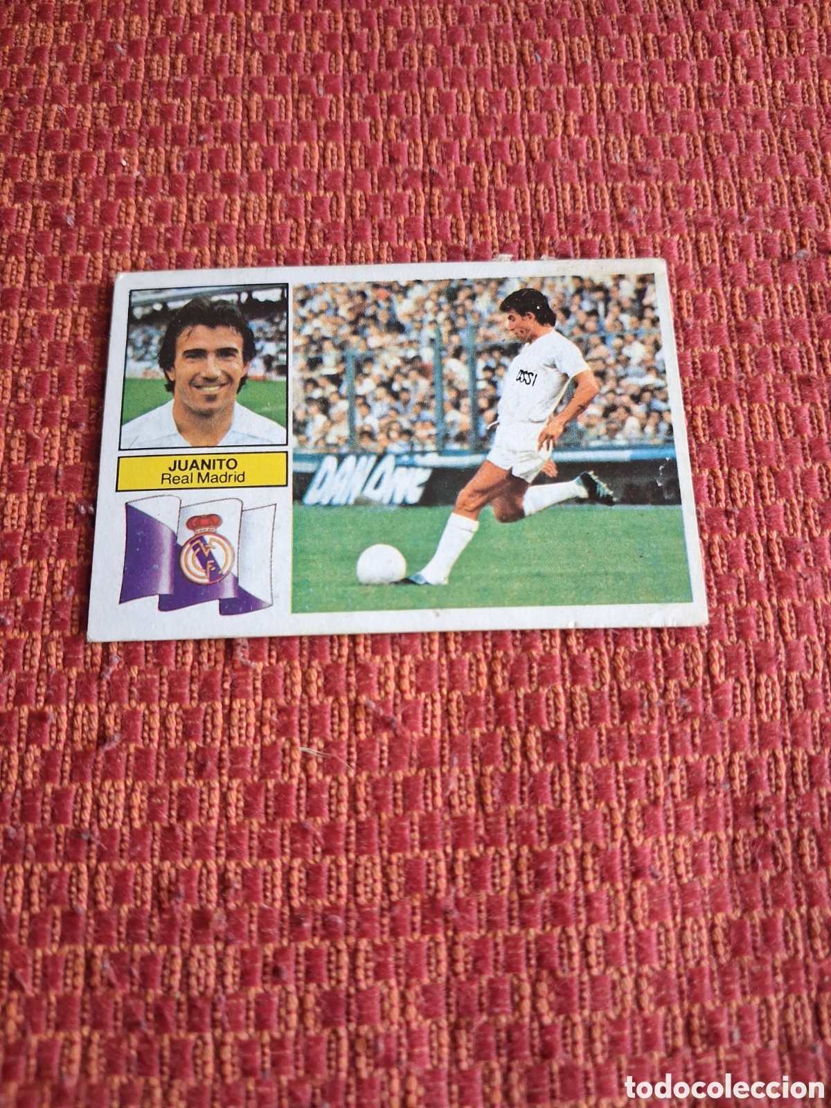Fu&szlig;ball-Sticker: Liga este 82 83 juanito del Real Madrid recuperado del &aacute;lbum ver fotos