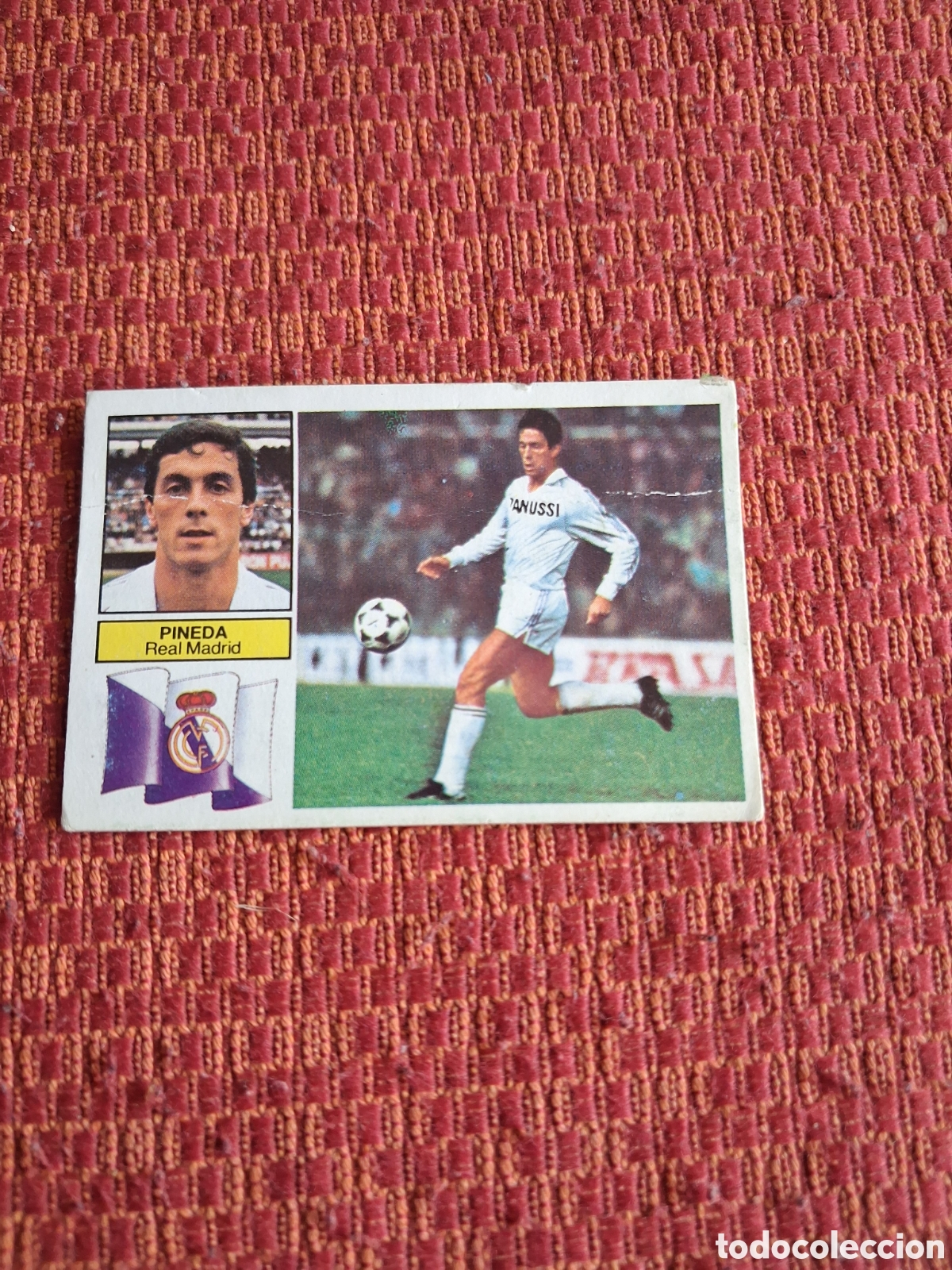 Fu&szlig;ball-Sticker: Liga este 82 83 pineda del Real Madrid recuperado del &aacute;lbum ver fotos