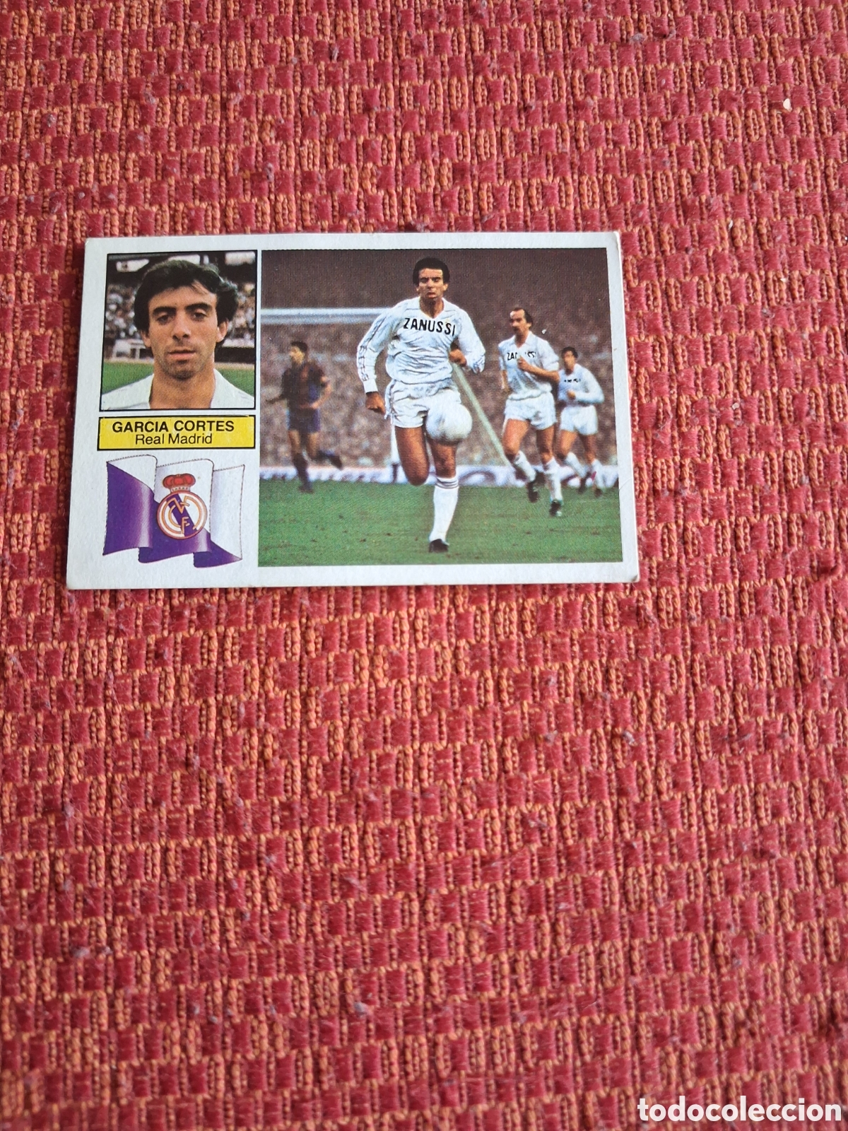 Cromos de Futebol: Liga este 82 83 garcia cortes del Real Madrid recuperado del &aacute;lbum ver fotos