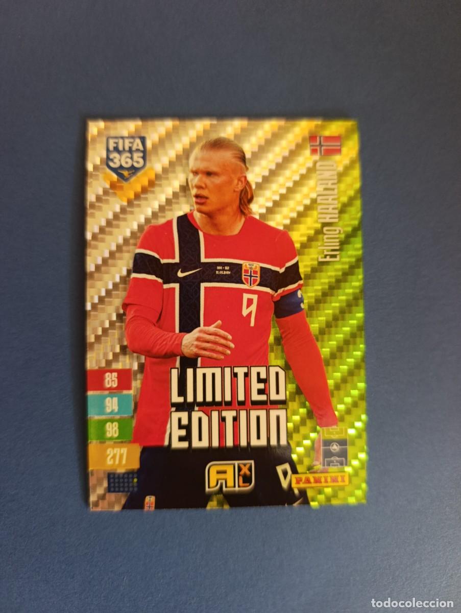 Cromos de f&uacute;tbol: ERLING HAALAND LIMTADA, FIFA 365 2027, LE NORUEGA