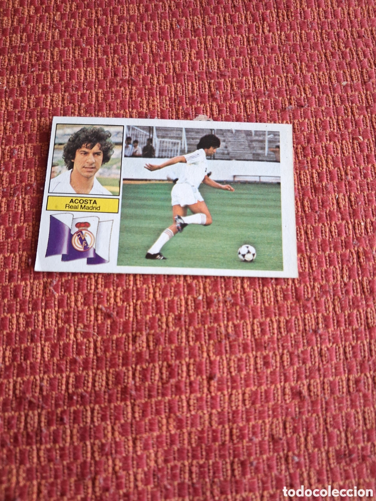 Cromos de f&uacute;tbol: Liga este 82 83 acosta del Real Madrid recuperado del &aacute;lbum ver fotos