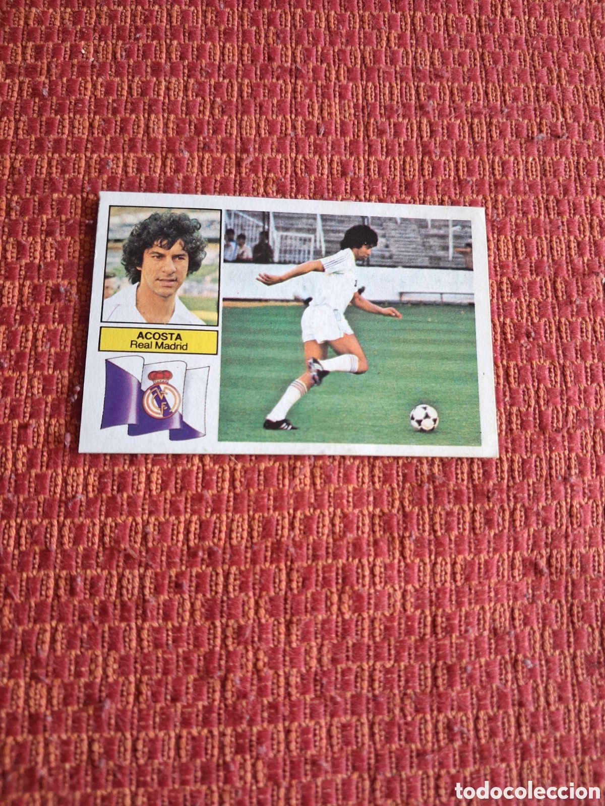 Cromos de f&uacute;tbol: Liga este 82 83 acosta del Real Madrid recuperado del &aacute;lbum ver fotos
