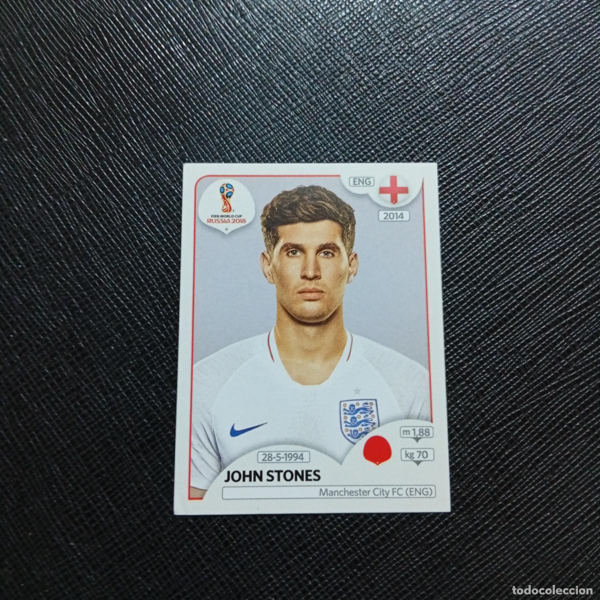 Football Stickers: 578 JOHN STONES INGLATERRA PANINI MUNDIAL RUSIA 2018 CROMO FUTBOL 18 - SIN PEGAR - /CJ2