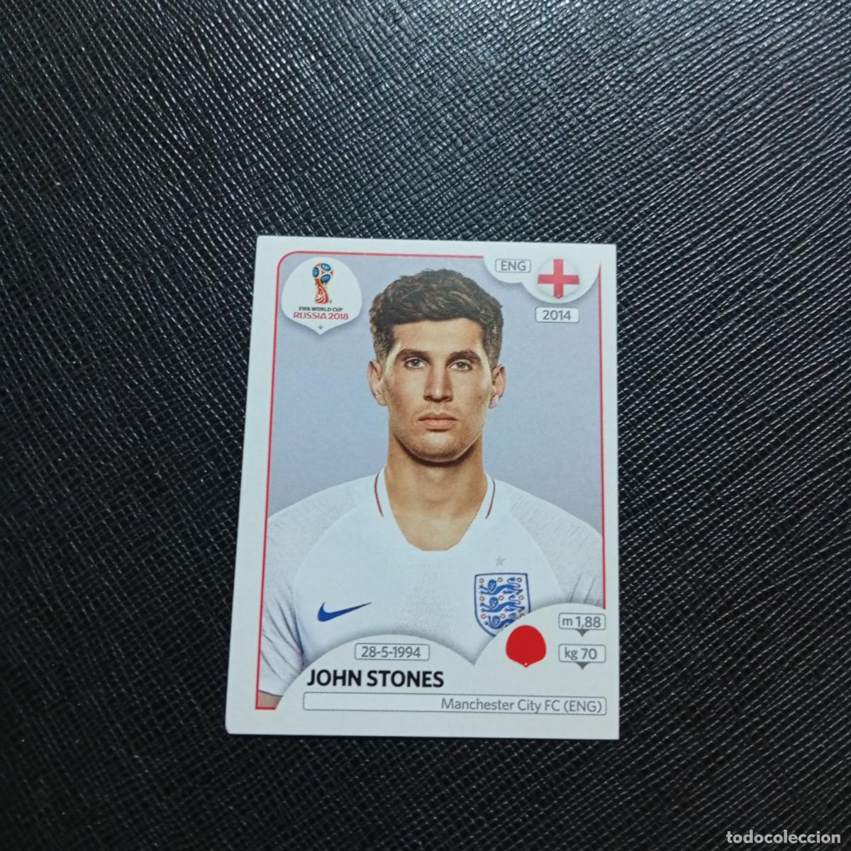 Football Stickers: 578 JOHN STONES INGLATERRA PANINI MUNDIAL RUSIA 2018 CROMO FUTBOL 18 - SIN PEGAR - /CJ2 .