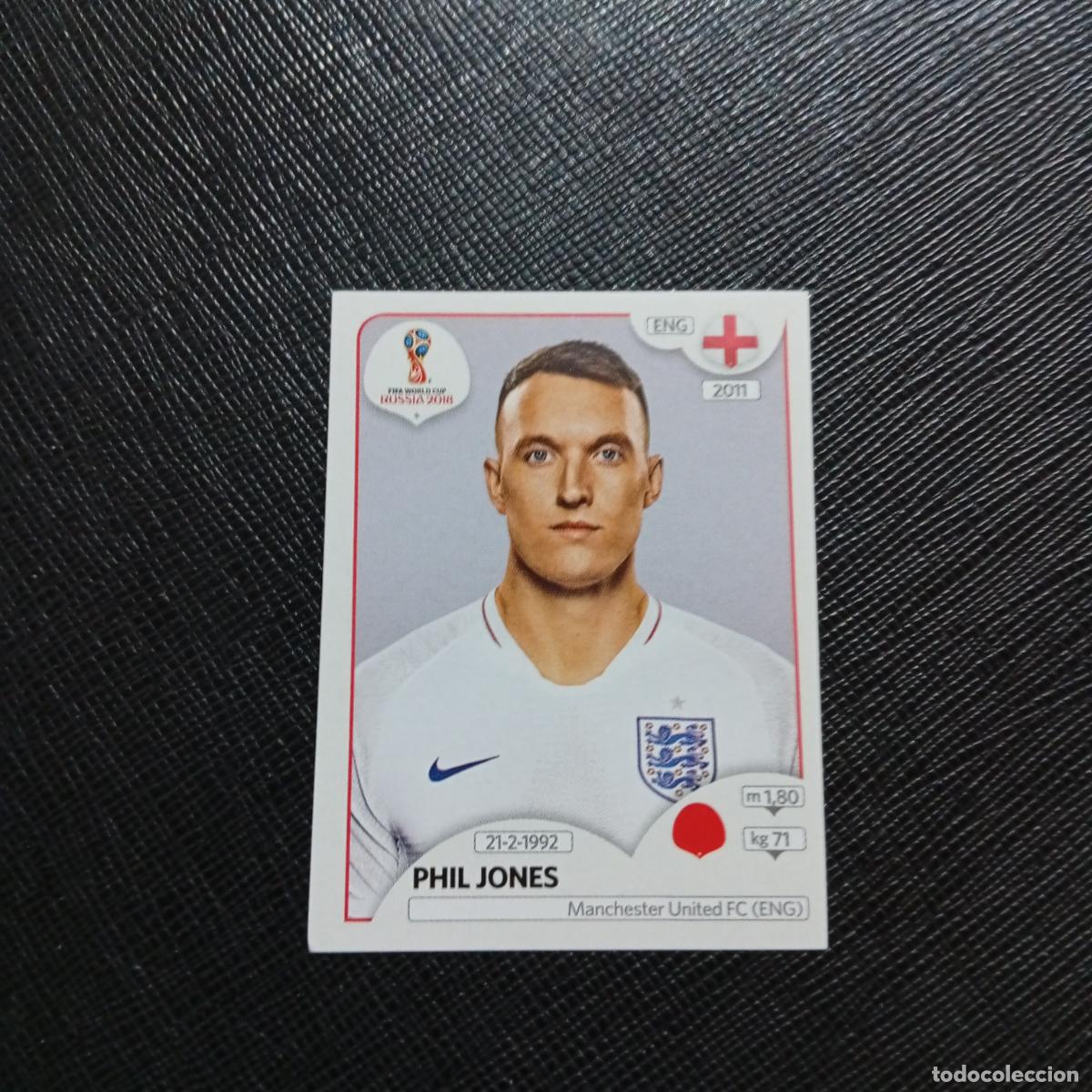 Cromos de f&uacute;tbol: 581 PHIL JONES INGLATERRA PANINI MUNDIAL RUSIA 2018 CROMO FUTBOL 18 - SIN PEGAR - /CJ2 ...
