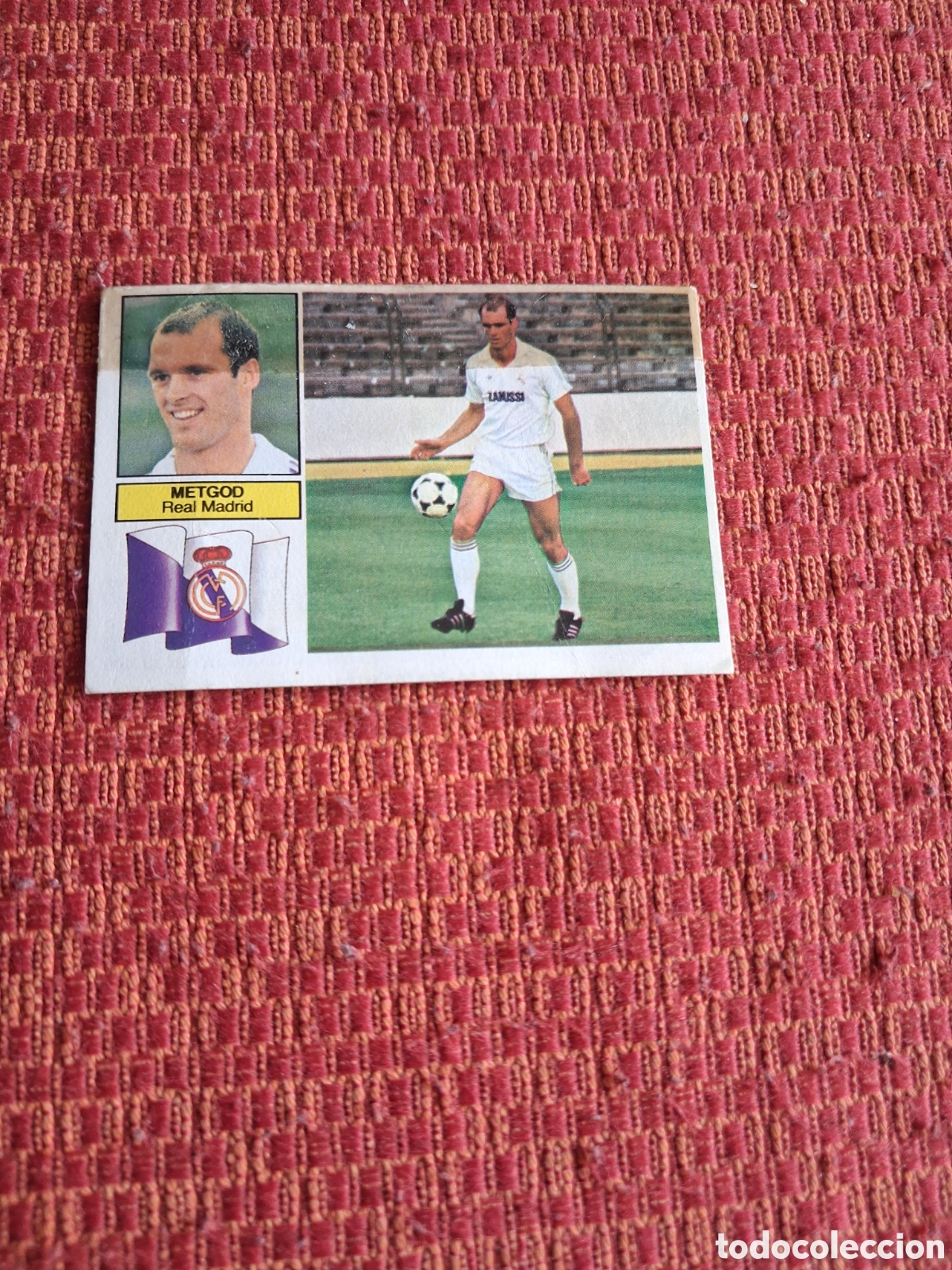 Cromos de f&uacute;tbol: Liga este 82 83 metgod fichaje N 8 del real Madrid recuperado del &aacute;lbum ver fotos