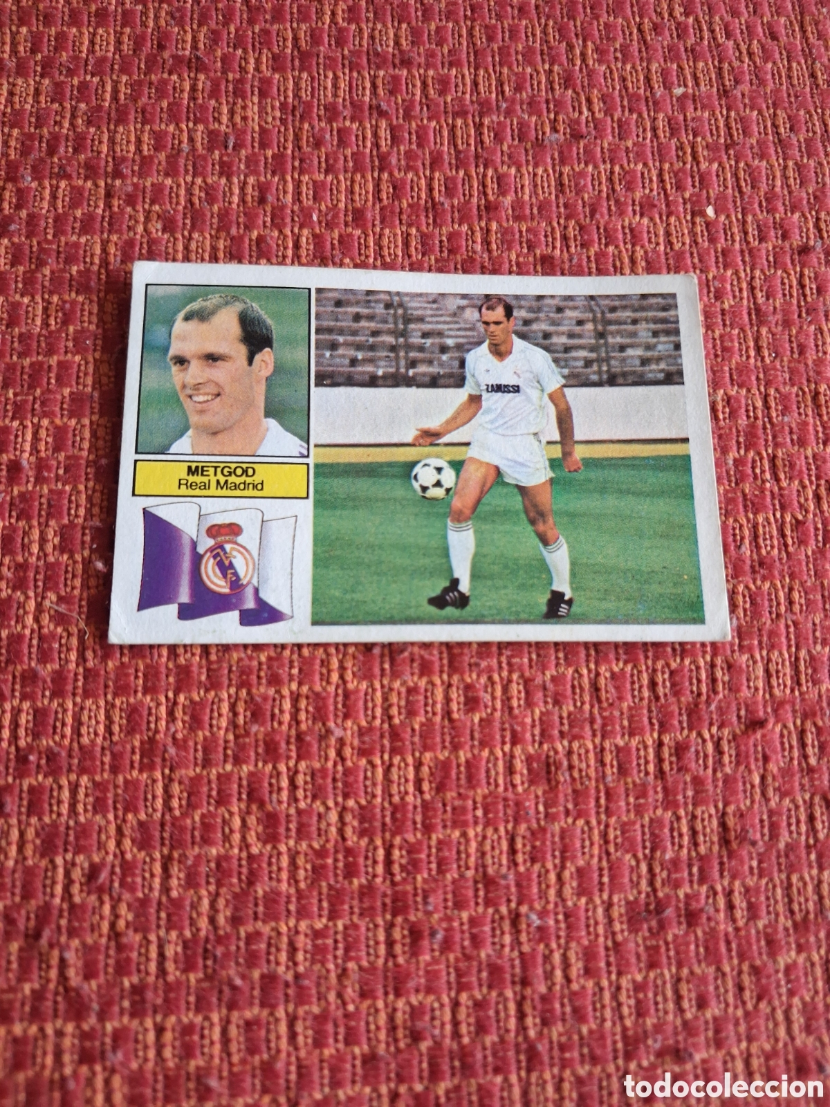 Cromos de f&uacute;tbol: Liga este 82 83 metgod fichaje N 8 del real Madrid recuperado del &aacute;lbum ver fotos