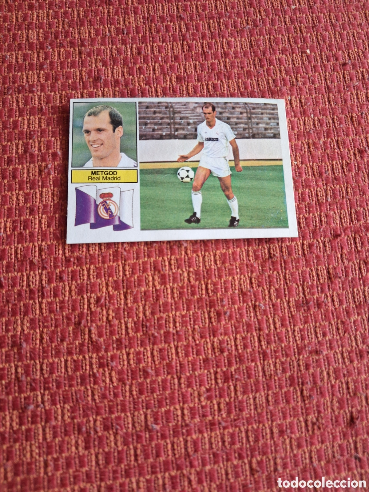 Cromos de f&uacute;tbol: Liga este 82 83 metgod fichaje N 8 del real Madrid recuperado del &aacute;lbum ver fotos