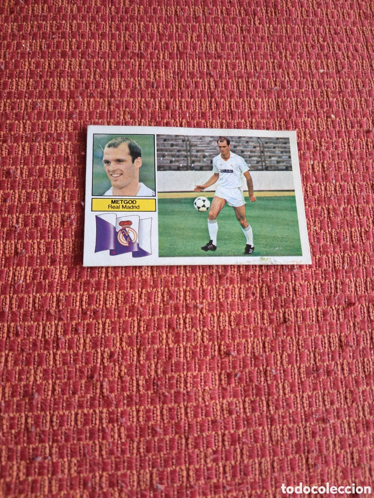 Cromos de f&uacute;tbol: Liga este 82 83 metgod fichaje N 8 del real Madrid recuperado del &aacute;lbum ver fotos