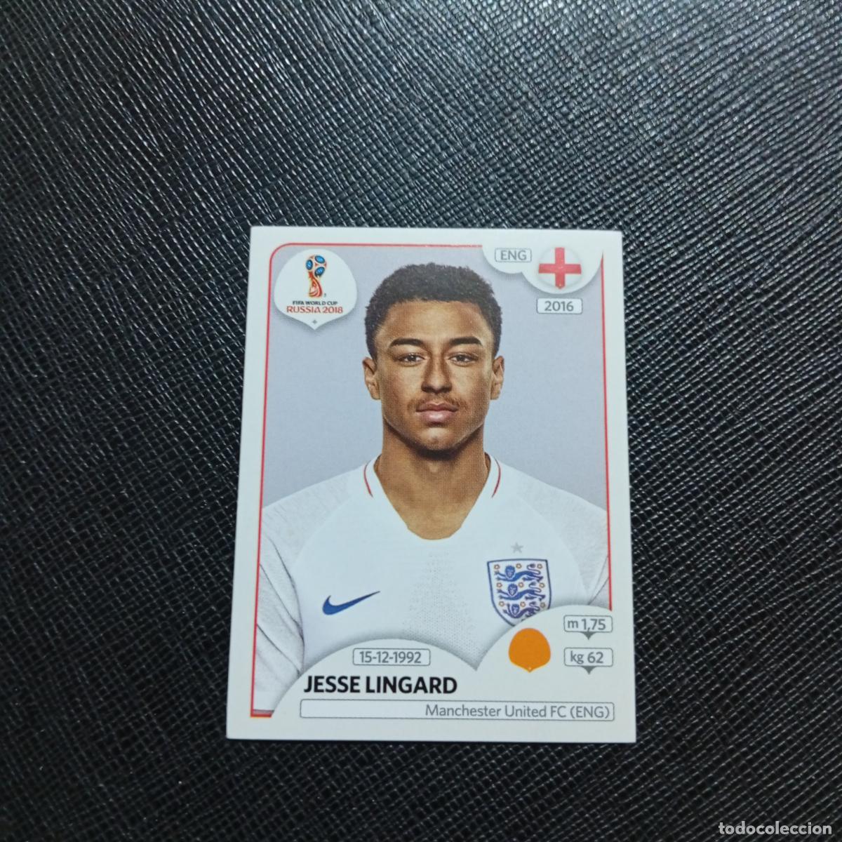 Fu&szlig;ball-Sticker: 587 LINGARD INGLATERRA PANINI MUNDIAL RUSIA 2018 CROMO FUTBOL 18 - SIN PEGAR - /CJ2 .