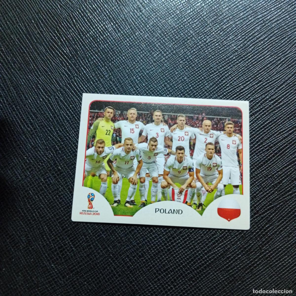 Cartes &agrave; collectionner de Football: 593 ALINEACION POLONIA PANINI MUNDIAL RUSIA 2018 CROMO FUTBOL 18 - SIN PEGAR - /CJ2