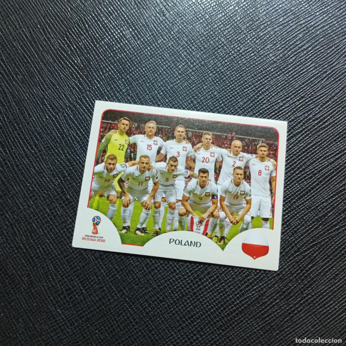 Cartes &agrave; collectionner de Football: 593 ALINEACION POLONIA PANINI MUNDIAL RUSIA 2018 CROMO FUTBOL 18 - SIN PEGAR - /CJ2