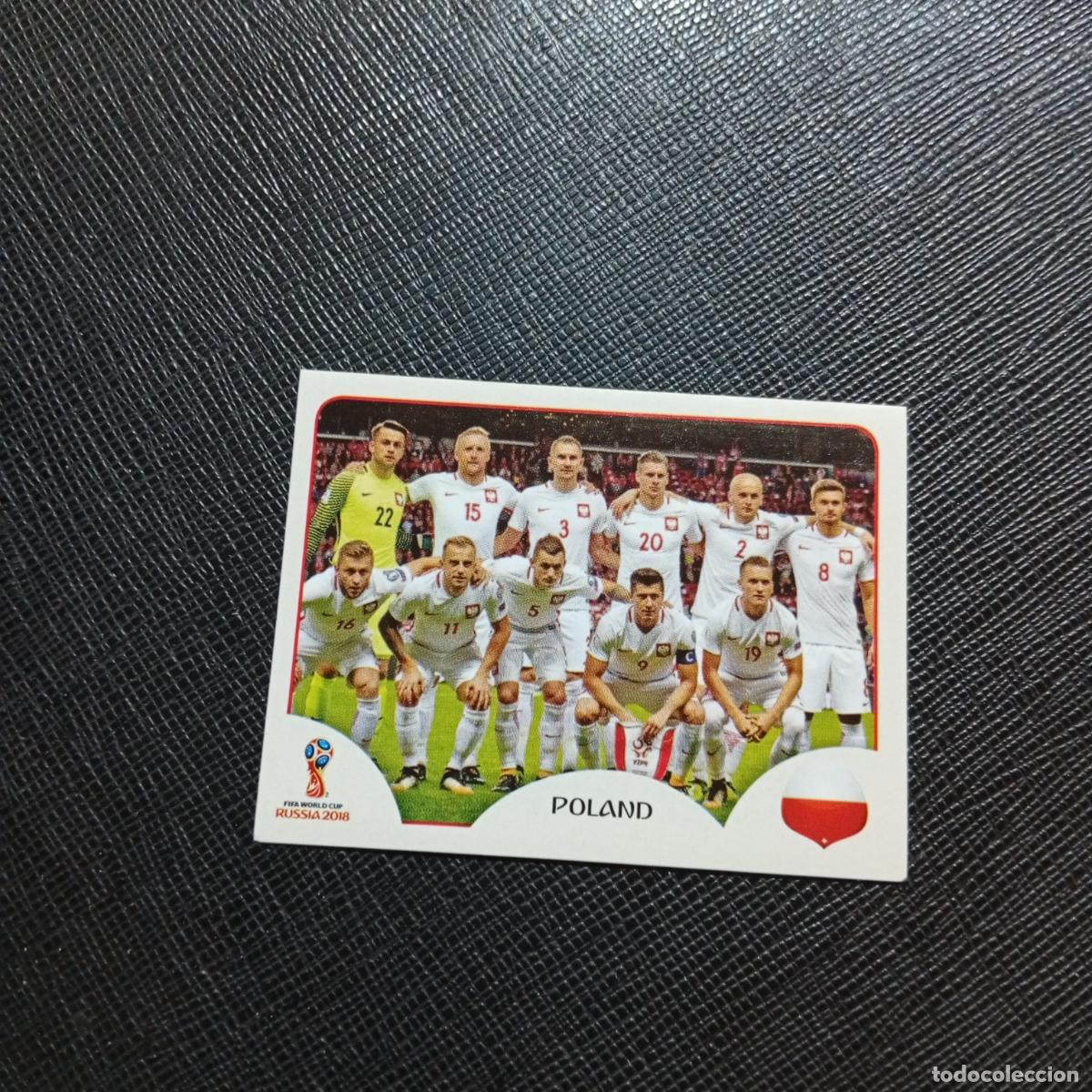 Cartes &agrave; collectionner de Football: 593 ALINEACION POLONIA PANINI MUNDIAL RUSIA 2018 CROMO FUTBOL 18 - SIN PEGAR - /CJ2 .