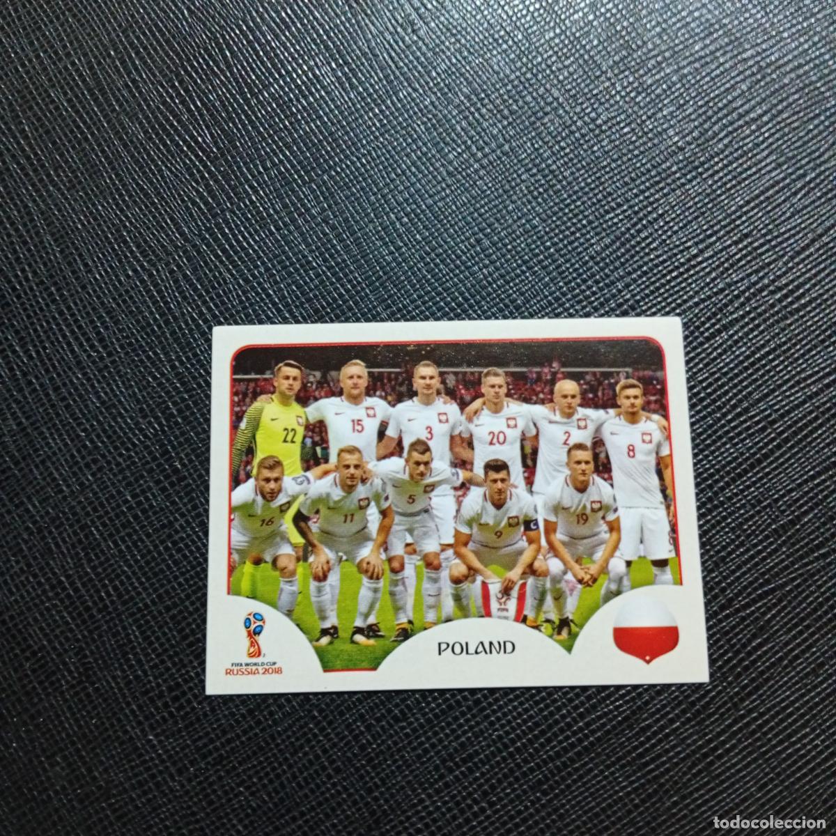 Cartes &agrave; collectionner de Football: 593 ALINEACION POLONIA PANINI MUNDIAL RUSIA 2018 CROMO FUTBOL 18 - SIN PEGAR - /CJ2 ..