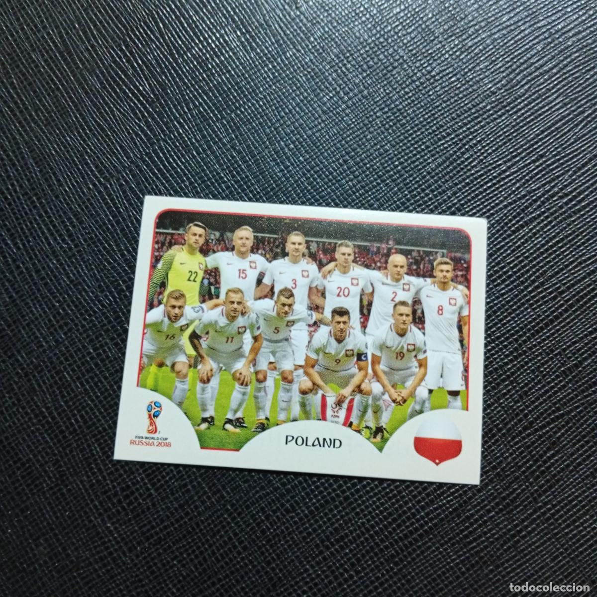 Cartes &agrave; collectionner de Football: 593 ALINEACION POLONIA PANINI MUNDIAL RUSIA 2018 CROMO FUTBOL 18 - SIN PEGAR - /CJ2 ..