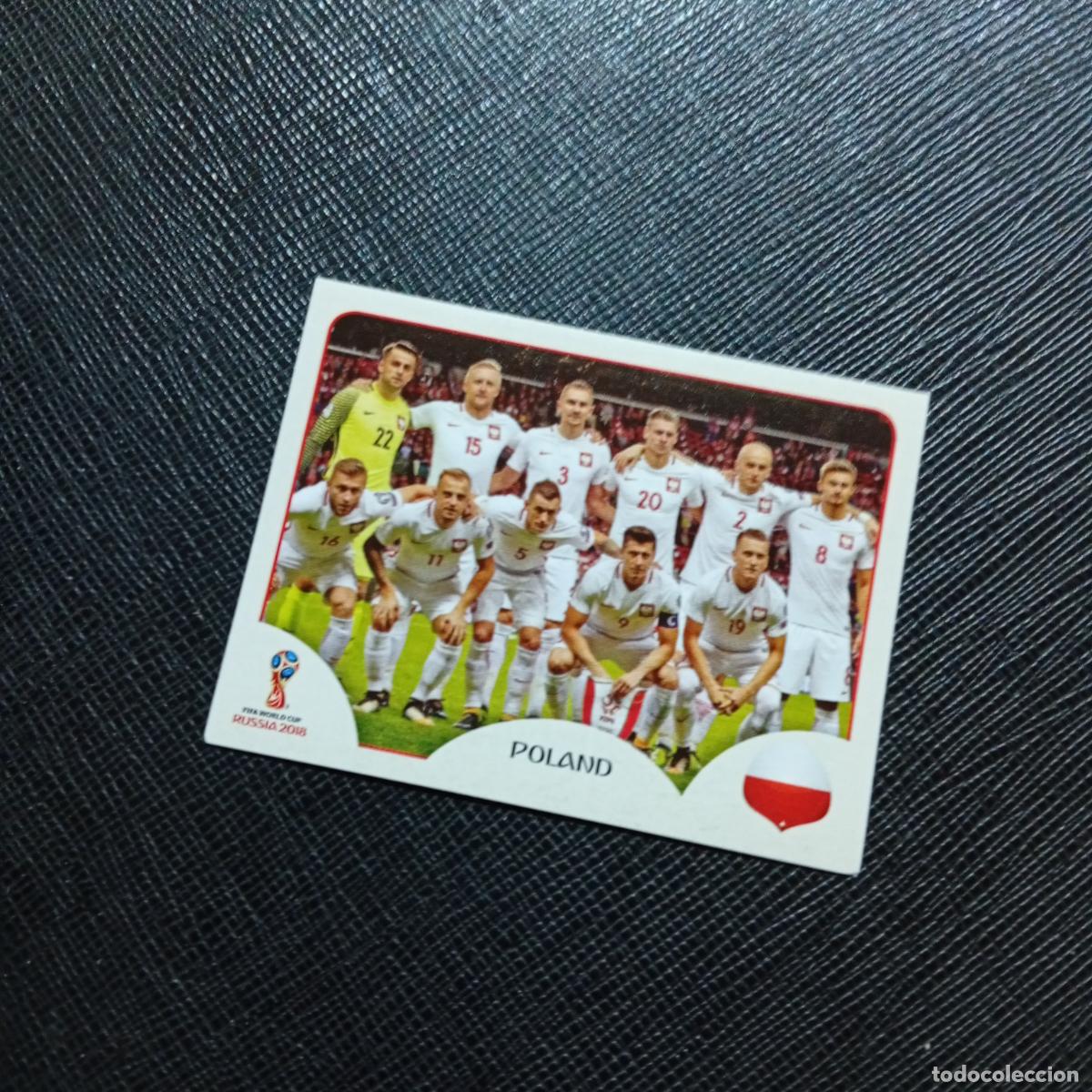 Cartes &agrave; collectionner de Football: 593 ALINEACION POLONIA PANINI MUNDIAL RUSIA 2018 CROMO FUTBOL 18 - SIN PEGAR - /CJ2 ...
