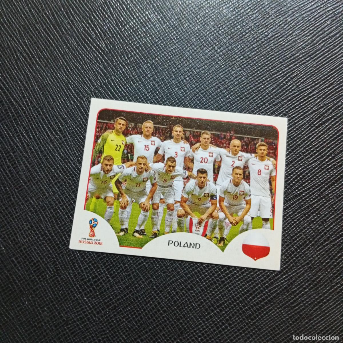Cartes &agrave; collectionner de Football: 593 ALINEACION POLONIA PANINI MUNDIAL RUSIA 2018 CROMO FUTBOL 18 - SIN PEGAR - /CJ2 ....