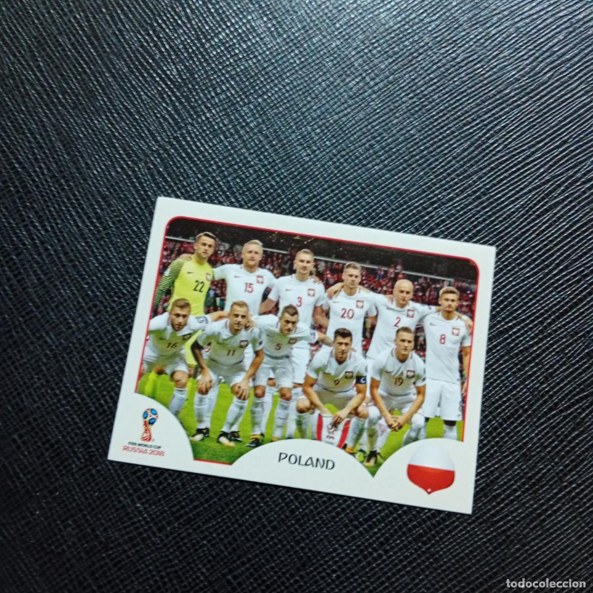 Cartes &agrave; collectionner de Football: 593 ALINEACION POLONIA PANINI MUNDIAL RUSIA 2018 CROMO FUTBOL 18 - SIN PEGAR - /CJ2 .....