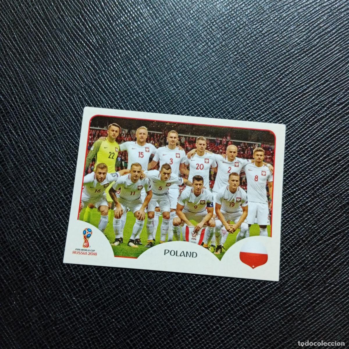 Cartes &agrave; collectionner de Football: 593 ALINEACION POLONIA PANINI MUNDIAL RUSIA 2018 CROMO FUTBOL 18 - SIN PEGAR - /CJ2 .....