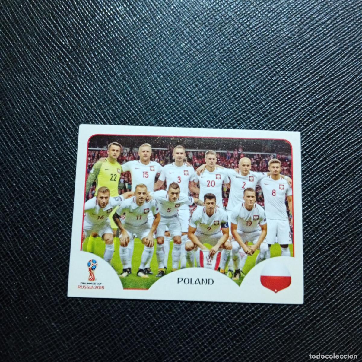 Cartes &agrave; collectionner de Football: 593 ALINEACION POLONIA PANINI MUNDIAL RUSIA 2018 CROMO FUTBOL 18 - SIN PEGAR - /CJ2 ..........