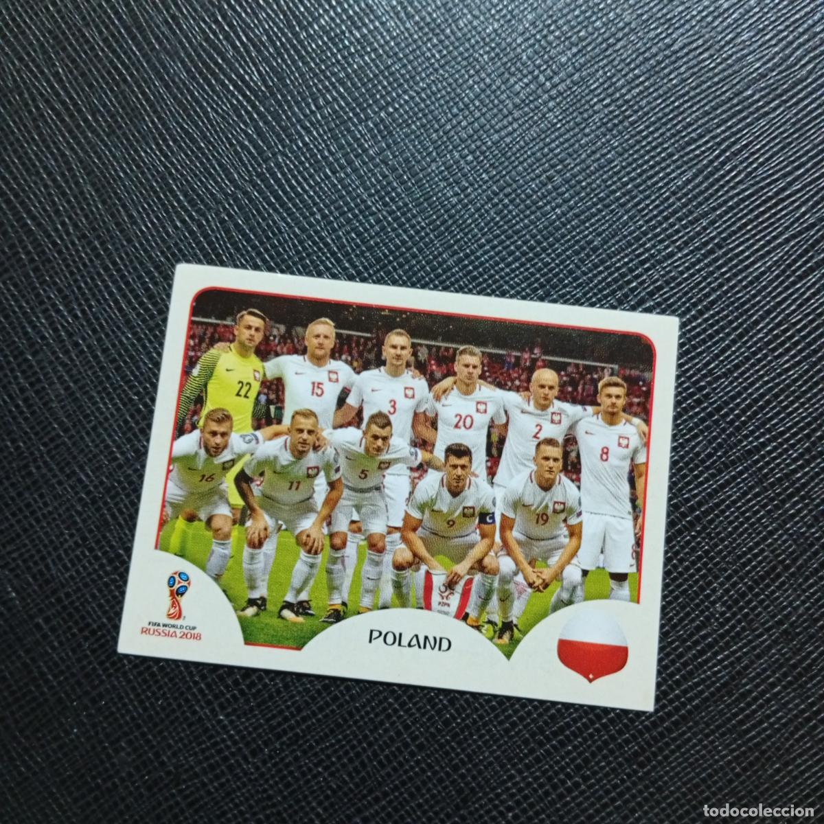 Cartes &agrave; collectionner de Football: 593 ALINEACION POLONIA PANINI MUNDIAL RUSIA 2018 CROMO FUTBOL 18 - SIN PEGAR - /CJ2 ...........