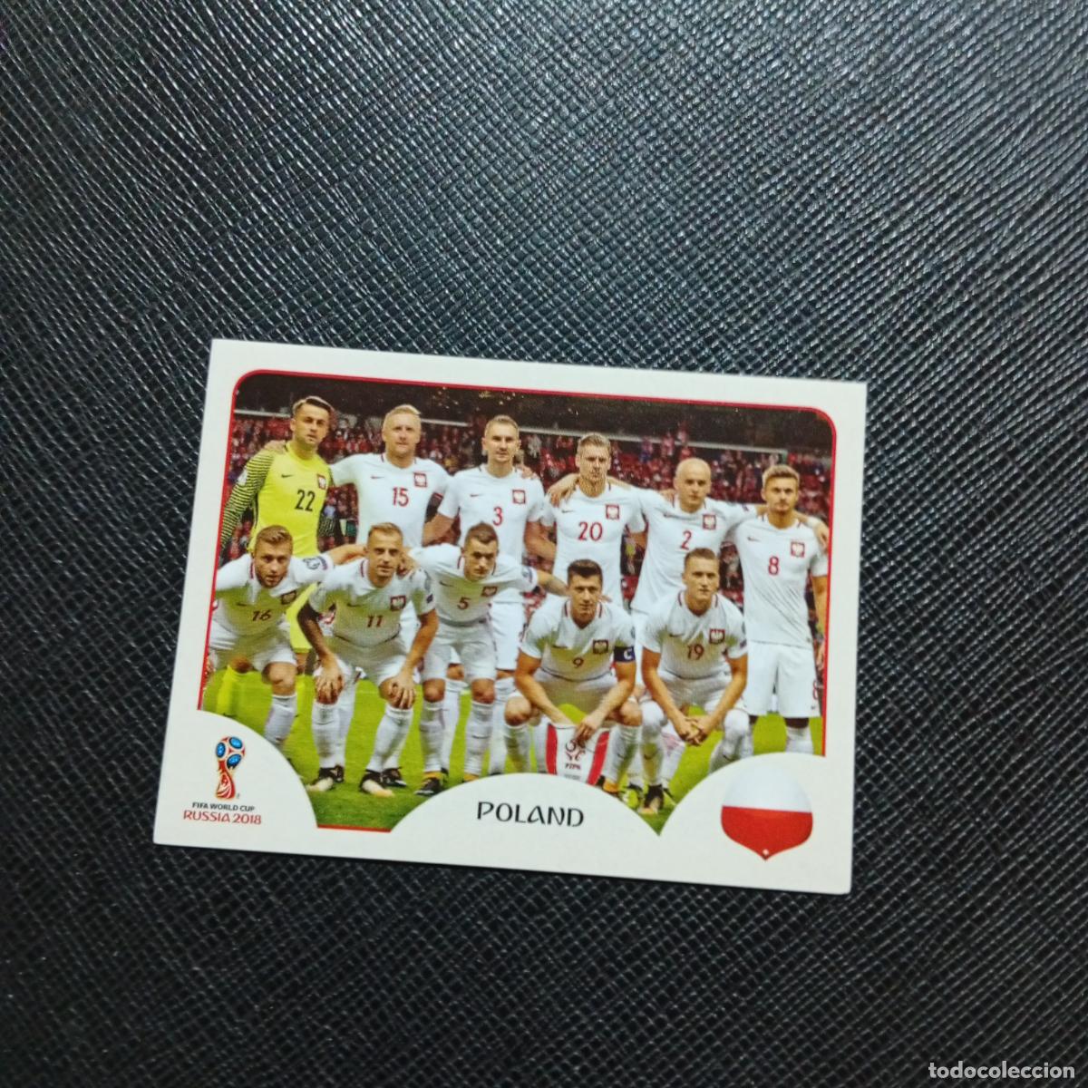 Cromos de f&uacute;tbol: 593 ALINEACION POLONIA PANINI MUNDIAL RUSIA 2018 CROMO FUTBOL 18 - SIN PEGAR - /CJ2 .............