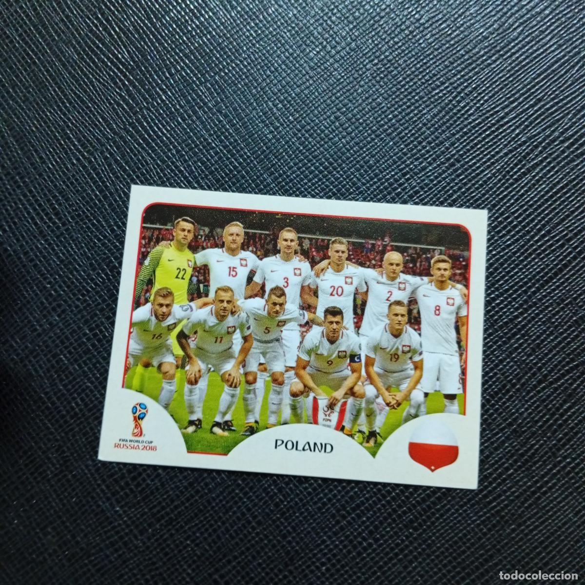 Cromos de f&uacute;tbol: 593 ALINEACION POLONIA PANINI MUNDIAL RUSIA 2018 CROMO FUTBOL 18 - SIN PEGAR - /CJ2 ..............