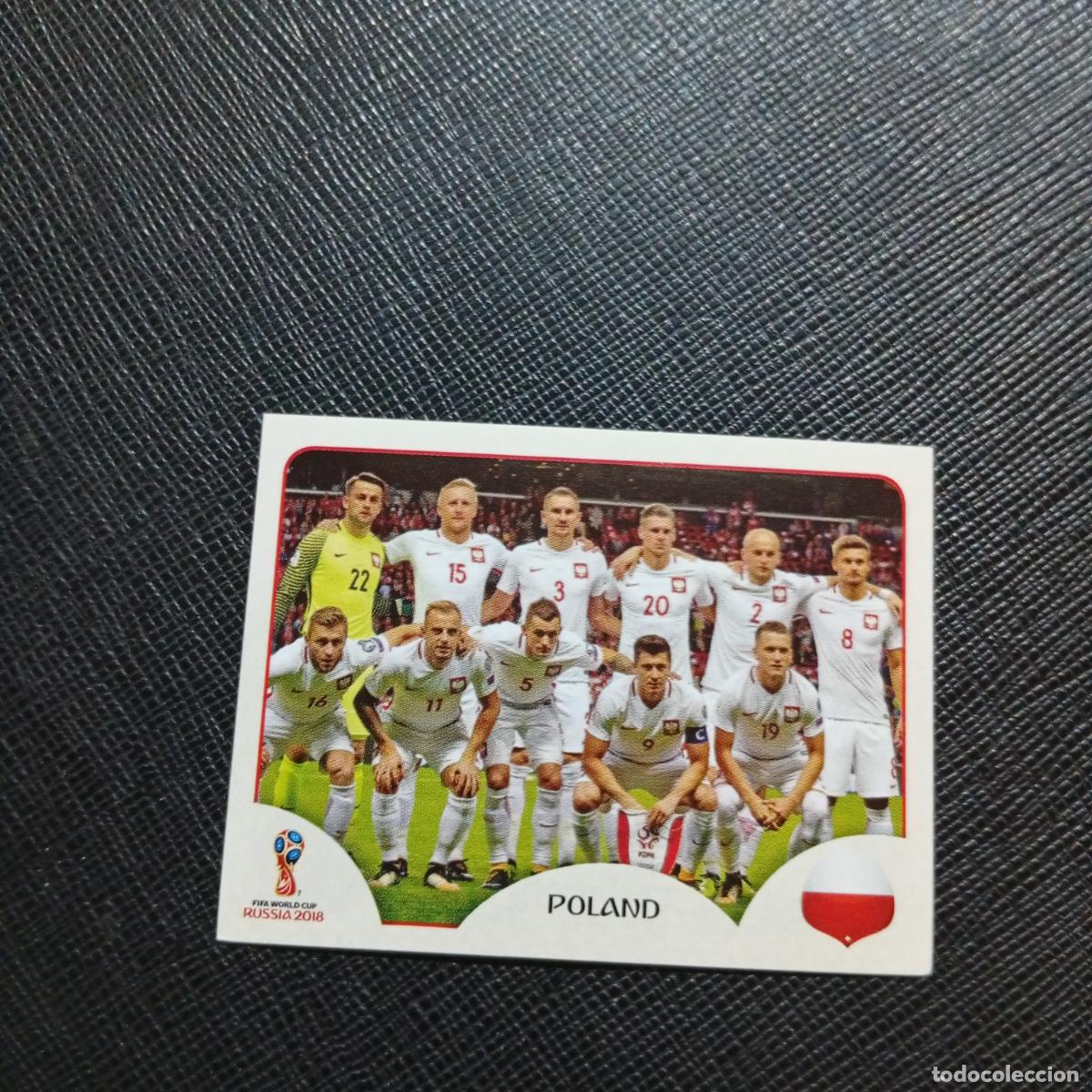 Cromos de f&uacute;tbol: 593 ALINEACION POLONIA PANINI MUNDIAL RUSIA 2018 CROMO FUTBOL 18 - SIN PEGAR - /CJ2 ...............
