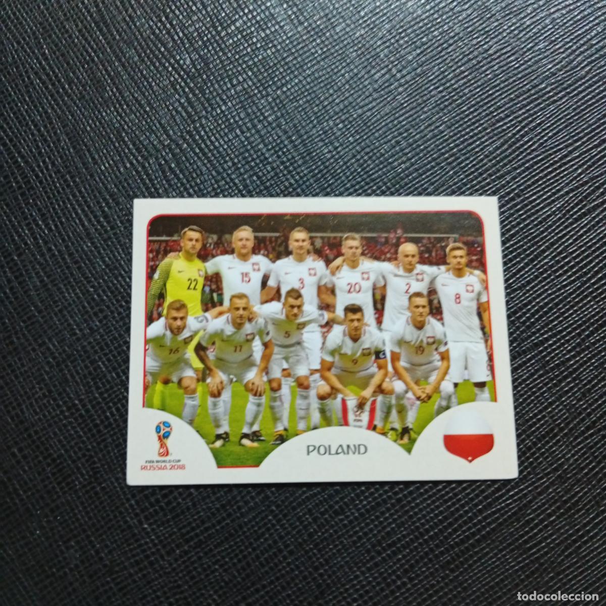 Cromos de f&uacute;tbol: 593 ALINEACION POLONIA PANINI MUNDIAL RUSIA 2018 CROMO FUTBOL 18 - SIN PEGAR - /CJ2 ................