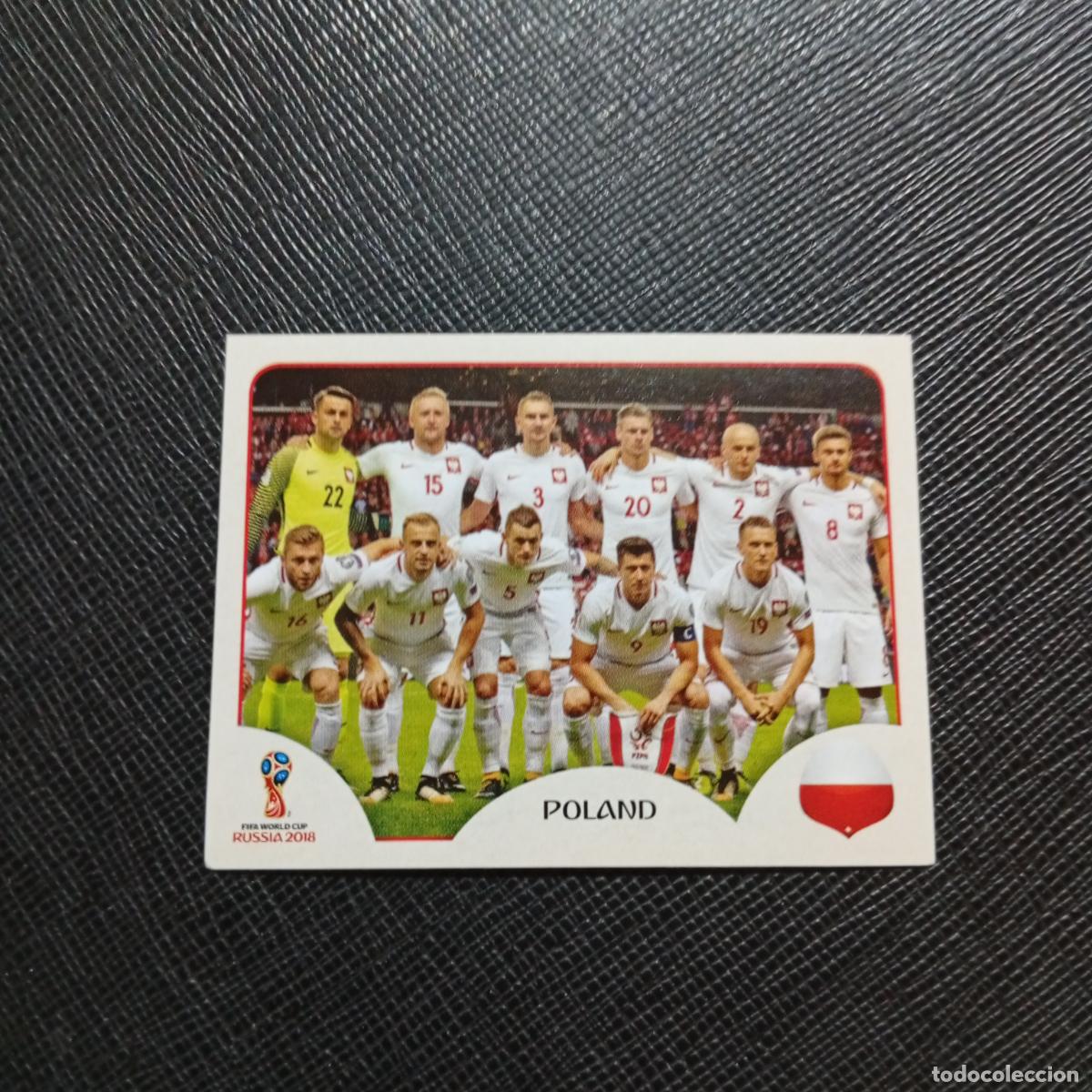 Cromos de f&uacute;tbol: 593 ALINEACION POLONIA PANINI MUNDIAL RUSIA 2018 CROMO FUTBOL 18 - SIN PEGAR - /CJ2 ................