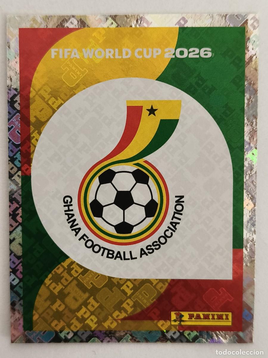 Cromos de f&uacute;tbol: #GHA1 ESCUDO (GHANA) MUNDIAL 2026 PANINI