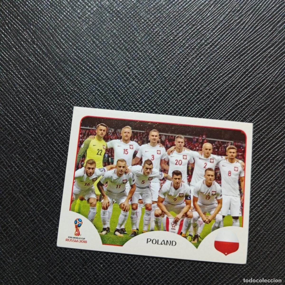 Cromos de f&uacute;tbol: 593 ALINEACION POLONIA PANINI MUNDIAL RUSIA 2018 CROMO FUTBOL 18 - SIN PEGAR - /CJ2 ................
