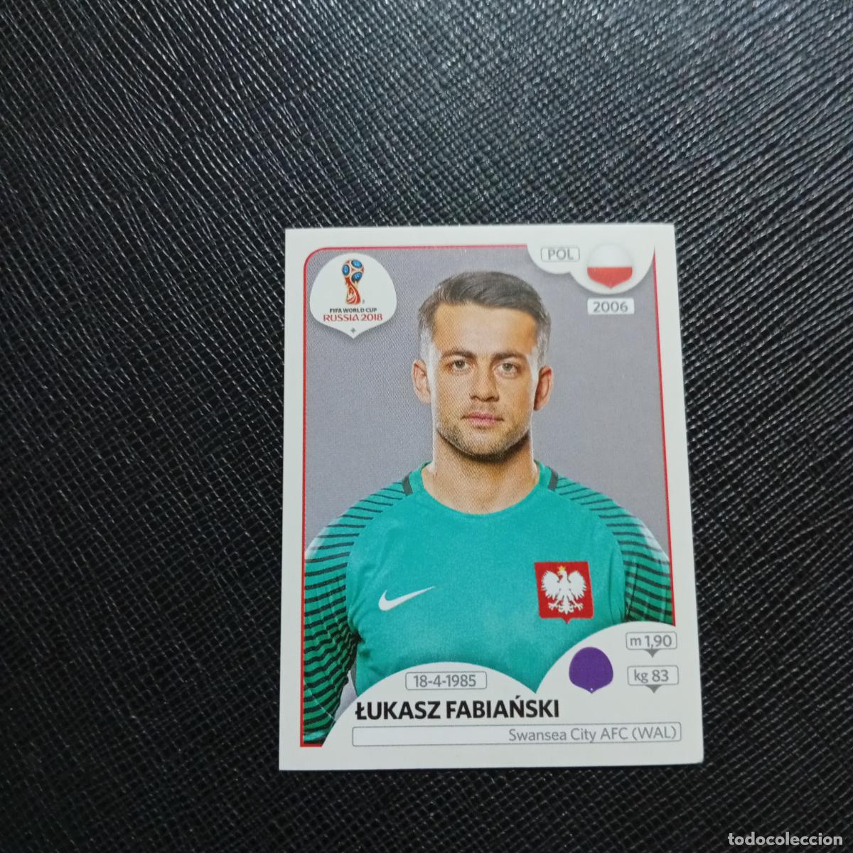 Cromos de f&uacute;tbol: 594 FABIANSKI POLONIA PANINI MUNDIAL RUSIA 2018 CROMO FUTBOL 18 - SIN PEGAR - /CJ2