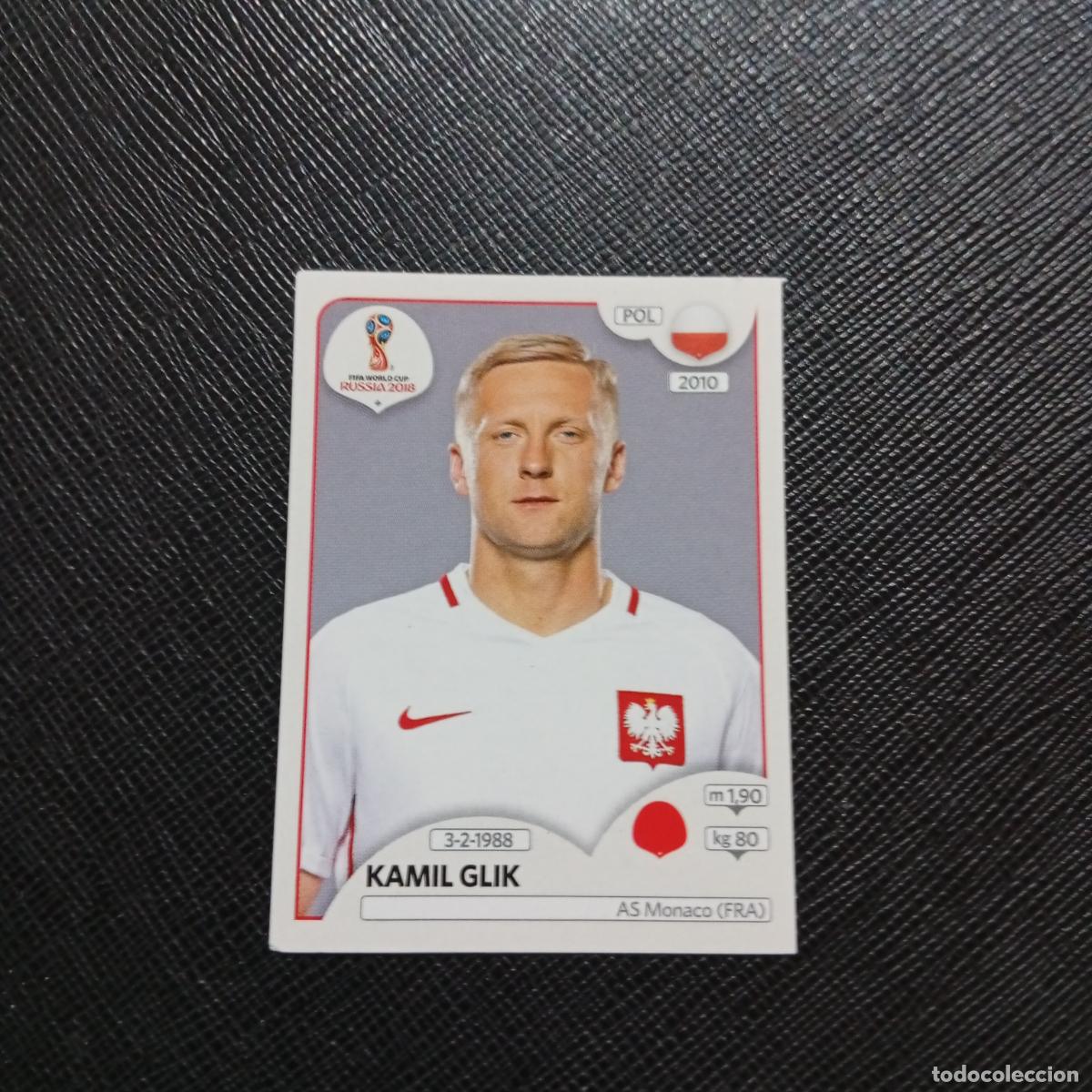 Cromos de f&uacute;tbol: 597 KAMIL GLIK POLONIA PANINI MUNDIAL RUSIA 2018 CROMO FUTBOL 18 - SIN PEGAR - /CJ2