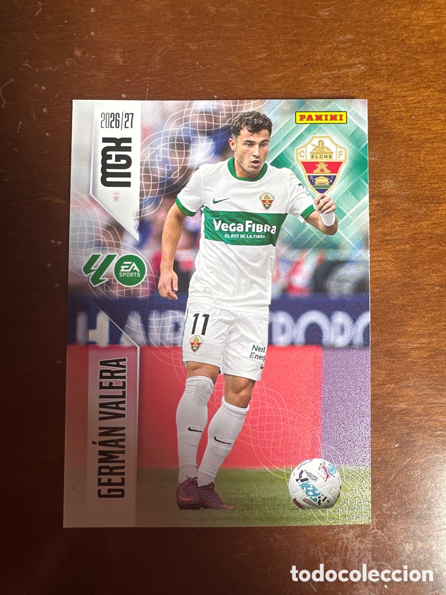 Cromos de f&uacute;tbol: 153 GERM&Aacute;N VALERA ELCHE MEGACRACKS 2026 2027 (MGK 26 27)