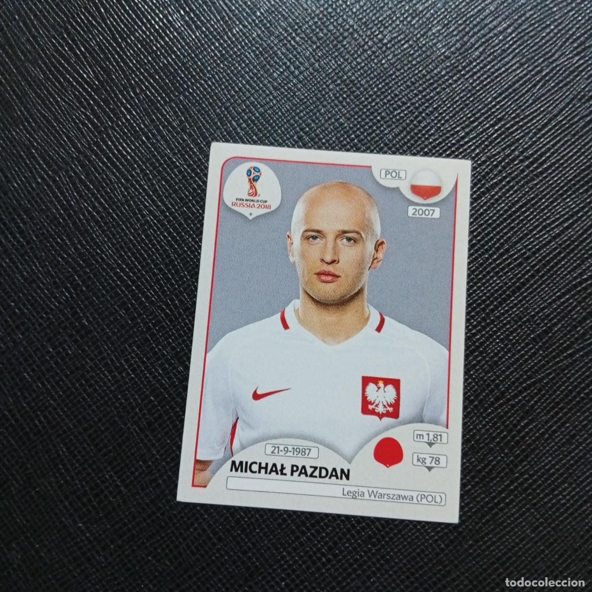 Cromos de f&uacute;tbol: 598 PAZDAN POLONIA PANINI MUNDIAL RUSIA 2018 CROMO FUTBOL 18 - SIN PEGAR - /CJ2