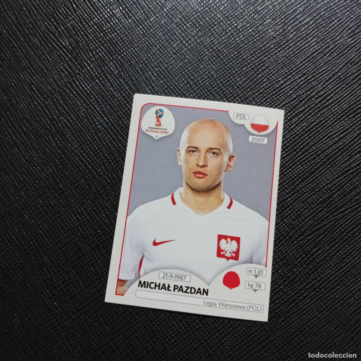 Fu&szlig;ball-Sticker: 598 PAZDAN POLONIA PANINI MUNDIAL RUSIA 2018 CROMO FUTBOL 18 - SIN PEGAR - /CJ2 ..