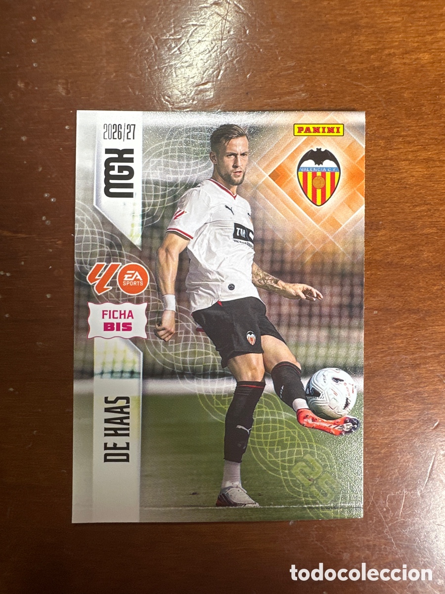Cartes &agrave; collectionner de Football: 350 BIS DE HAAS VALENCIA MEGACRACKS 2026 2027 (MGK 26 27)