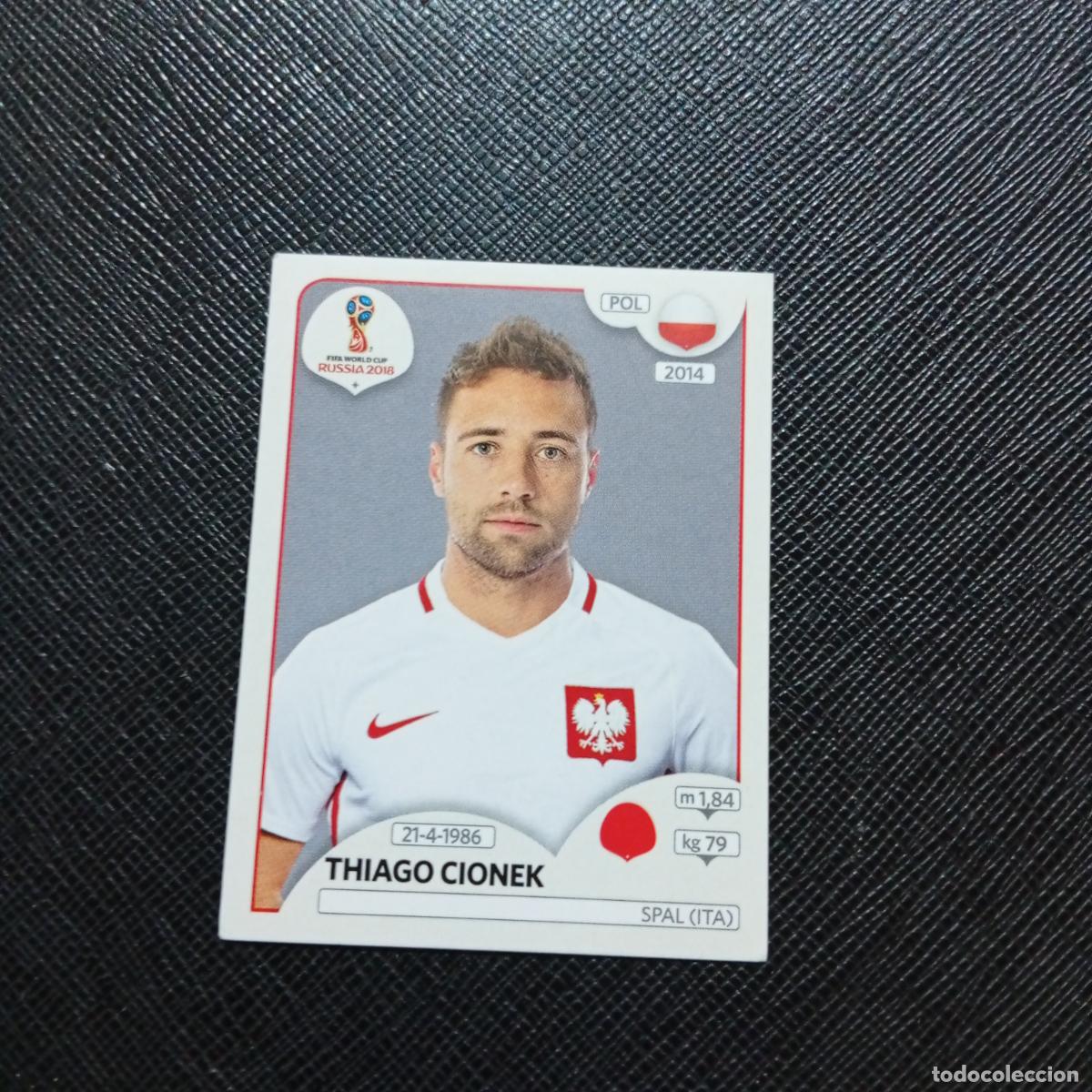 Cartes &agrave; collectionner de Football: 599 THIAGO COINEK POLONIA PANINI MUNDIAL RUSIA 2018 CROMO FUTBOL 18 - SIN PEGAR - /CJ2