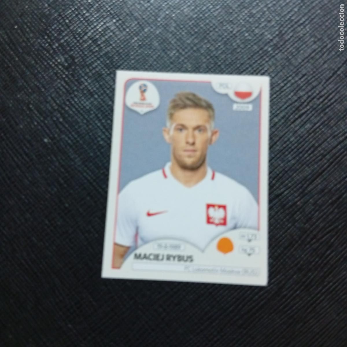 Cromos de f&uacute;tbol: 602 MACIEJ RYBUS POLONIA PANINI MUNDIAL RUSIA 2018 CROMO FUTBOL 18 - SIN PEGAR - /CJ2