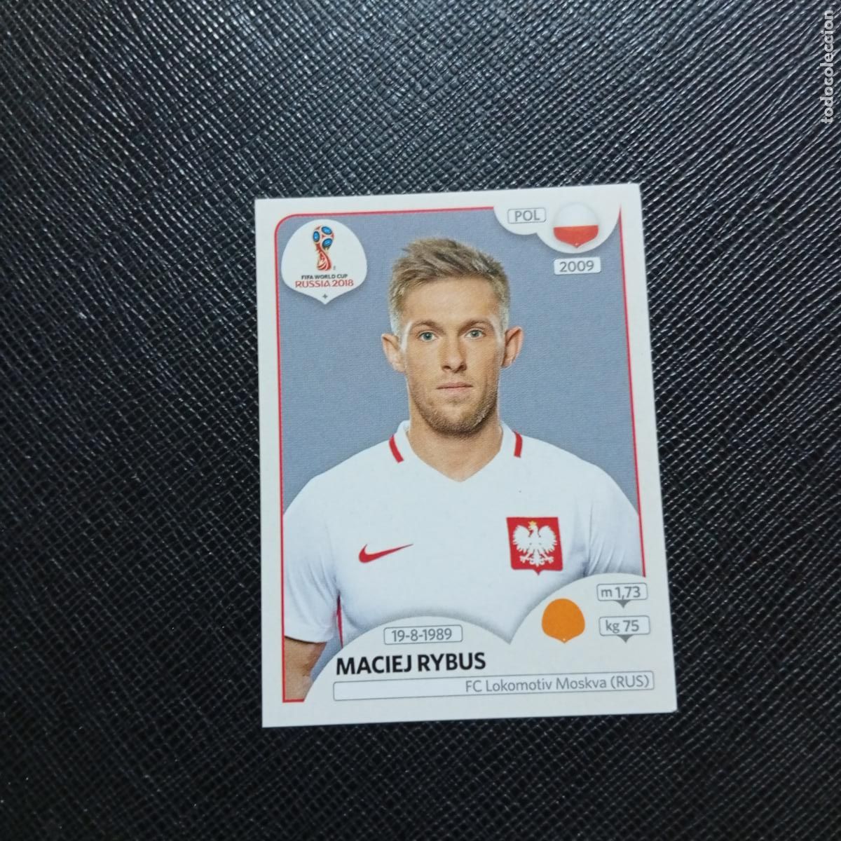 Cromos de f&uacute;tbol: 602 MACIEJ RYBUS POLONIA PANINI MUNDIAL RUSIA 2018 CROMO FUTBOL 18 - SIN PEGAR - /CJ2 .
