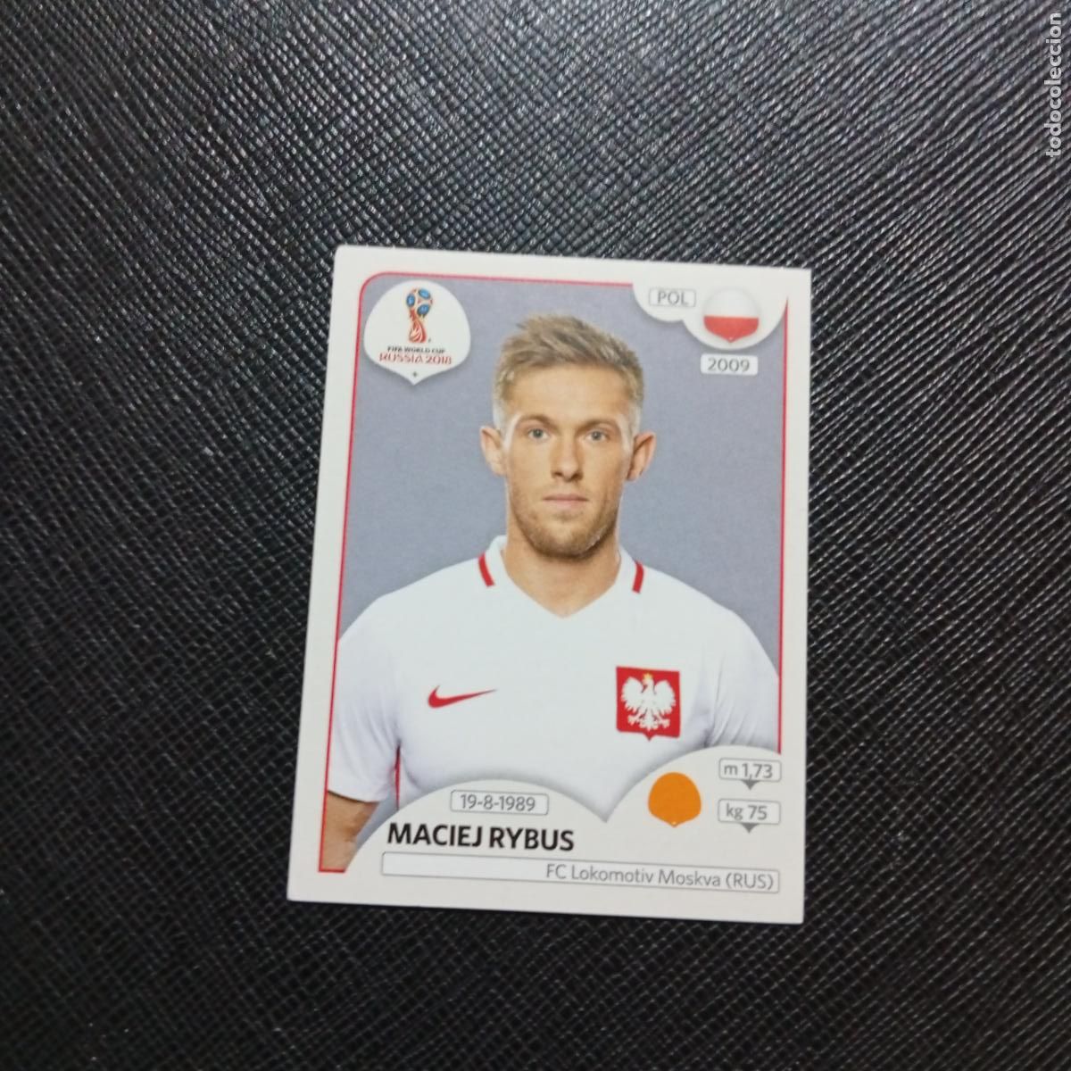 Cromos de f&uacute;tbol: 602 MACIEJ RYBUS POLONIA PANINI MUNDIAL RUSIA 2018 CROMO FUTBOL 18 - SIN PEGAR - /CJ2 .