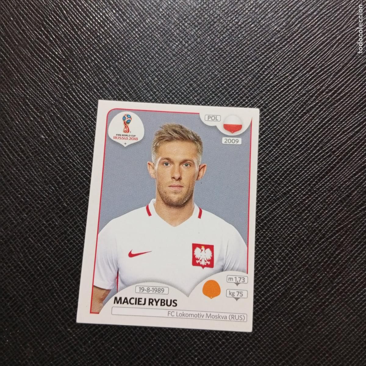Cromos de f&uacute;tbol: 602 MACIEJ RYBUS POLONIA PANINI MUNDIAL RUSIA 2018 CROMO FUTBOL 18 - SIN PEGAR - /CJ2 ..