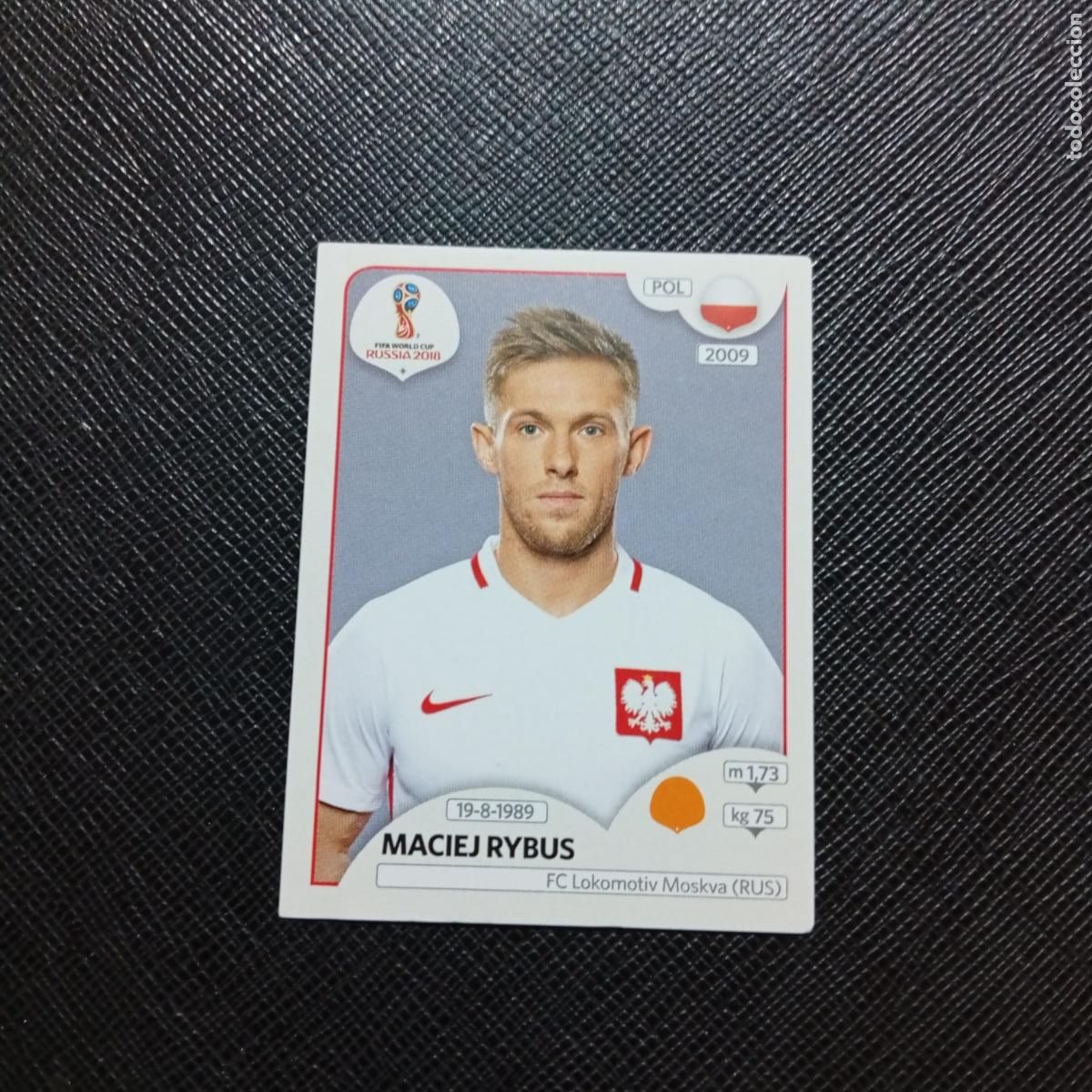 Cromos de f&uacute;tbol: 602 MACIEJ RYBUS POLONIA PANINI MUNDIAL RUSIA 2018 CROMO FUTBOL 18 - SIN PEGAR - /CJ2 ..